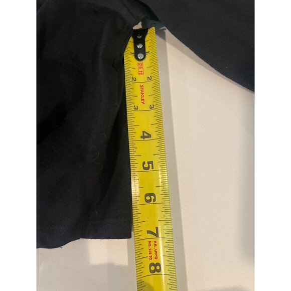 Out From Under By Urban Outfitters Black Long-Sleeve Crop Top Knotted Front M - Picture 7 of 7